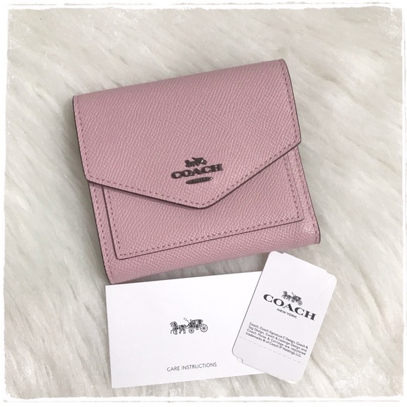 blush coach wallet